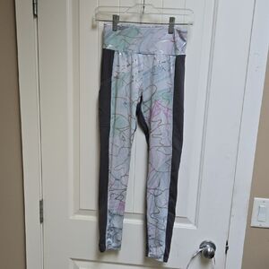 CX.J Kids Multicolor Blue Black Pink Leggins Large 14/16 years